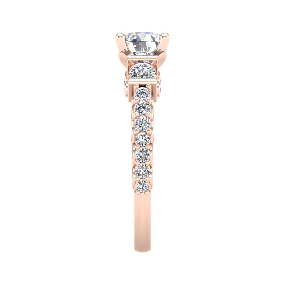 Paislee Accented Engagement Ring
